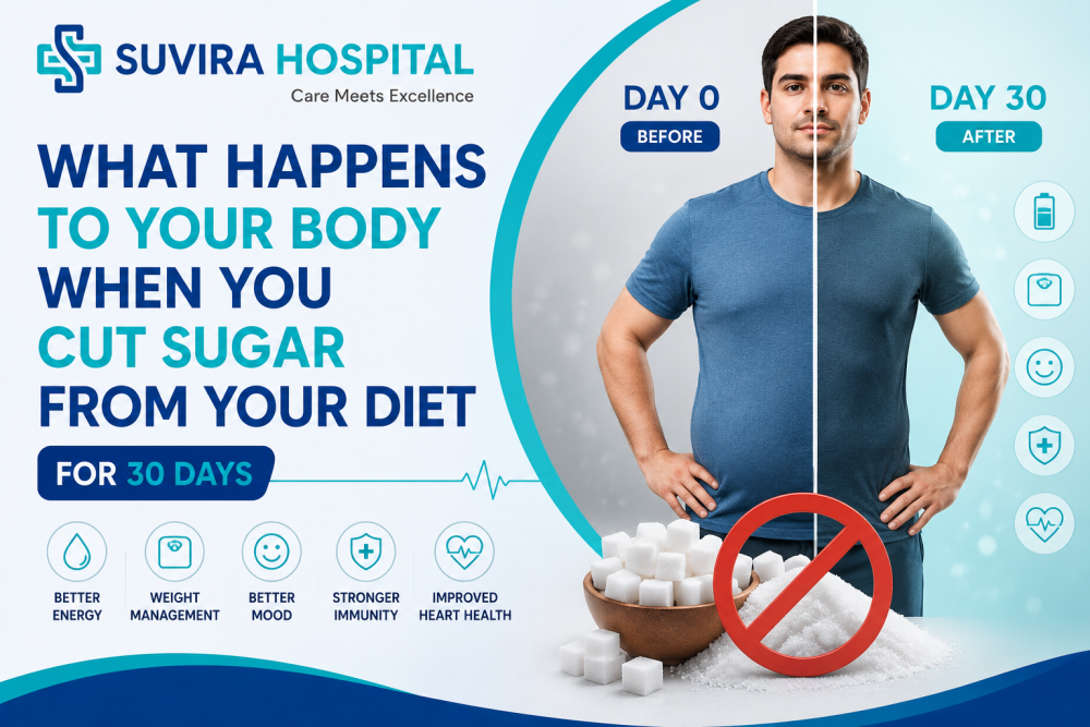 What happens to your body when you cut sugar from your diet for 30 days